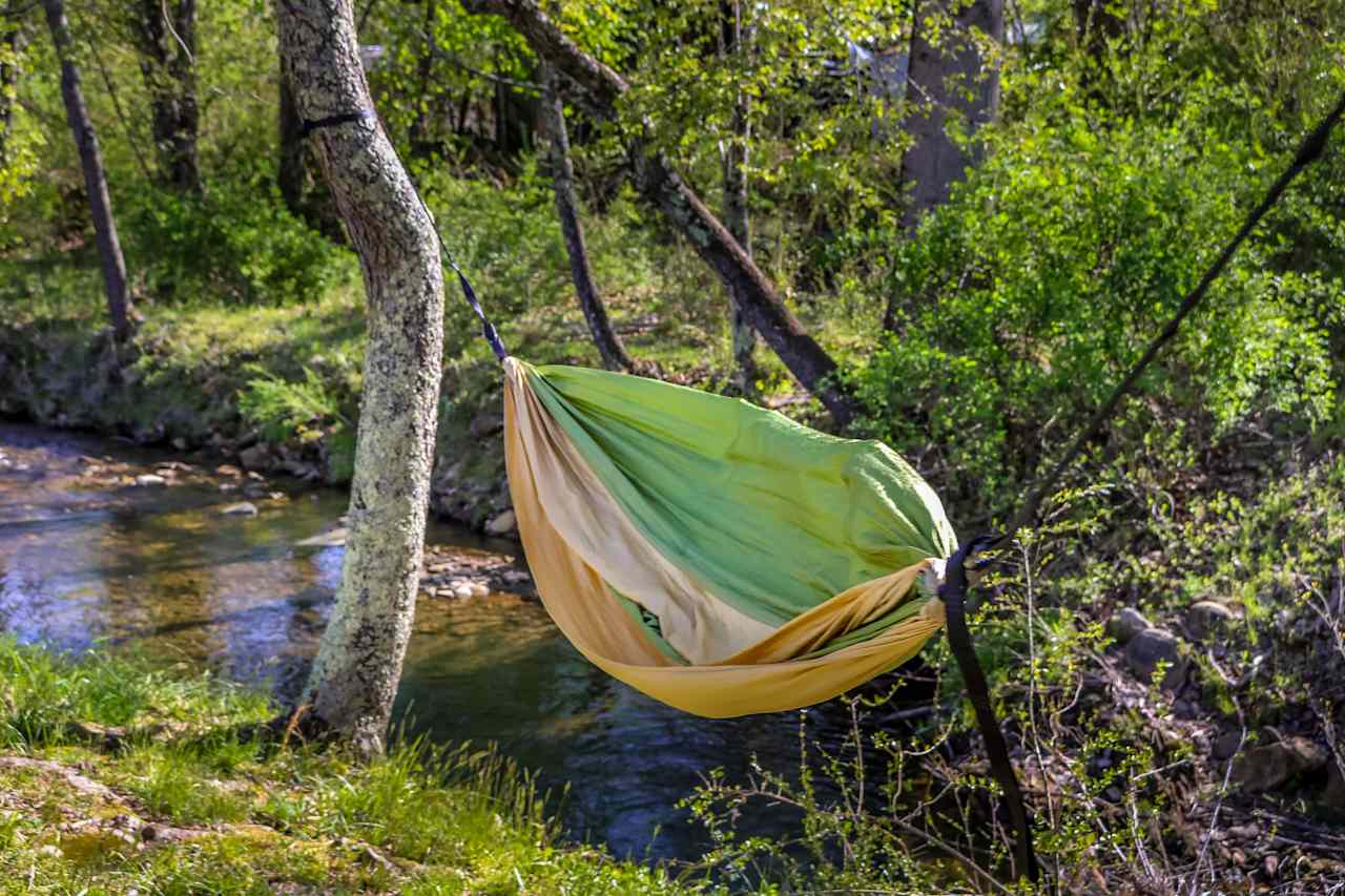 There's a hammock here!