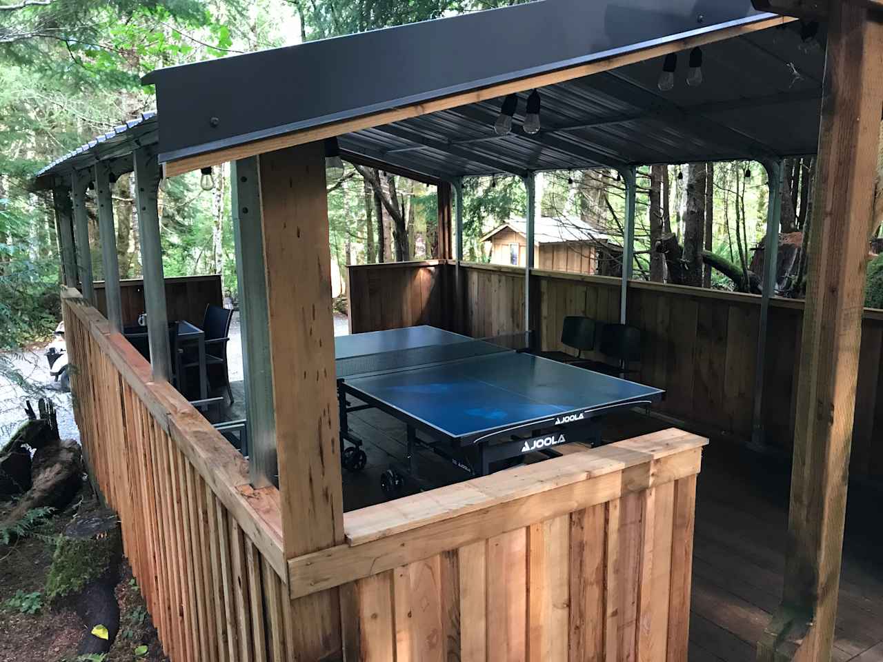 Covered game room 