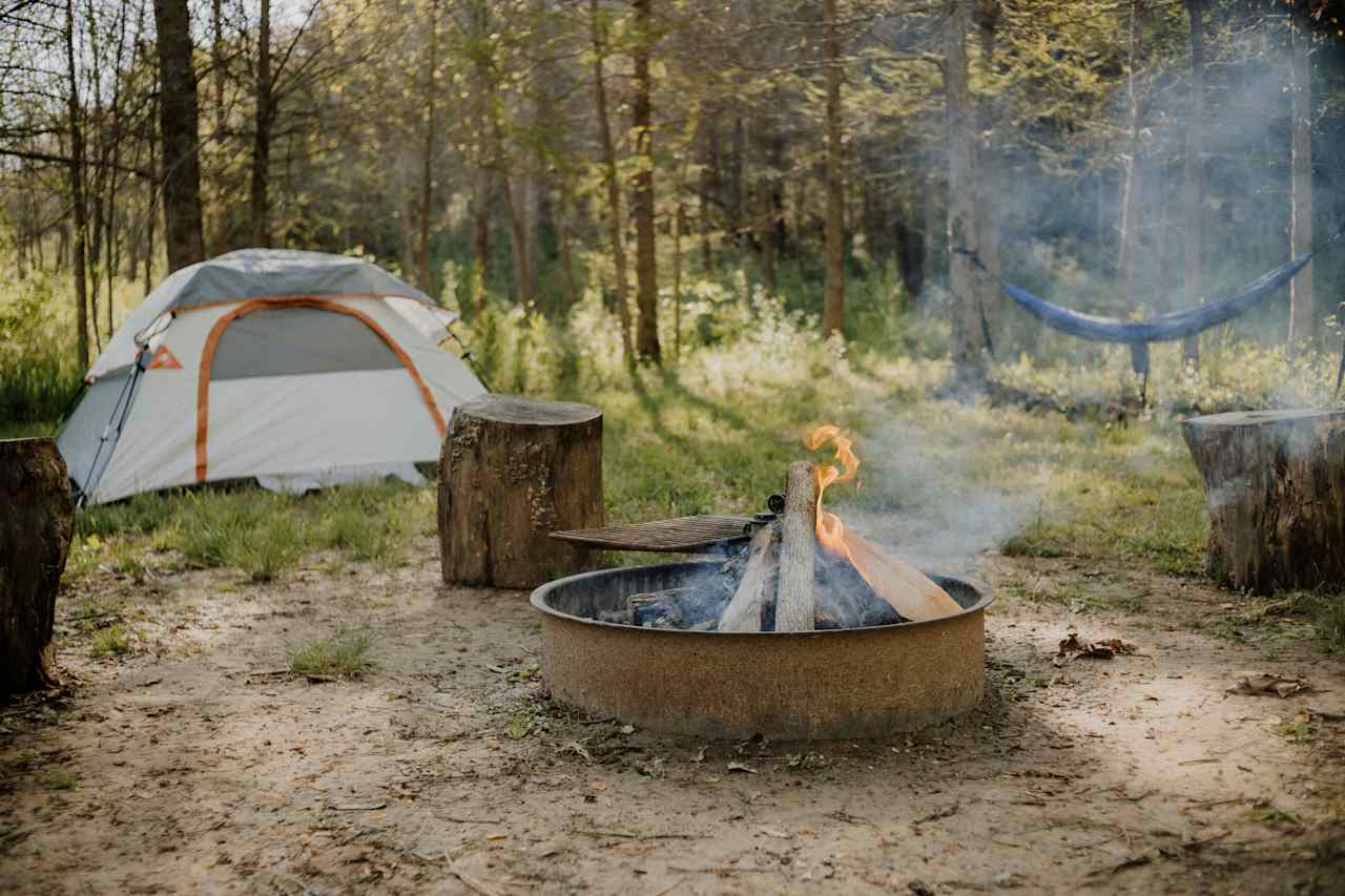 Campfire built with the provided wood! 