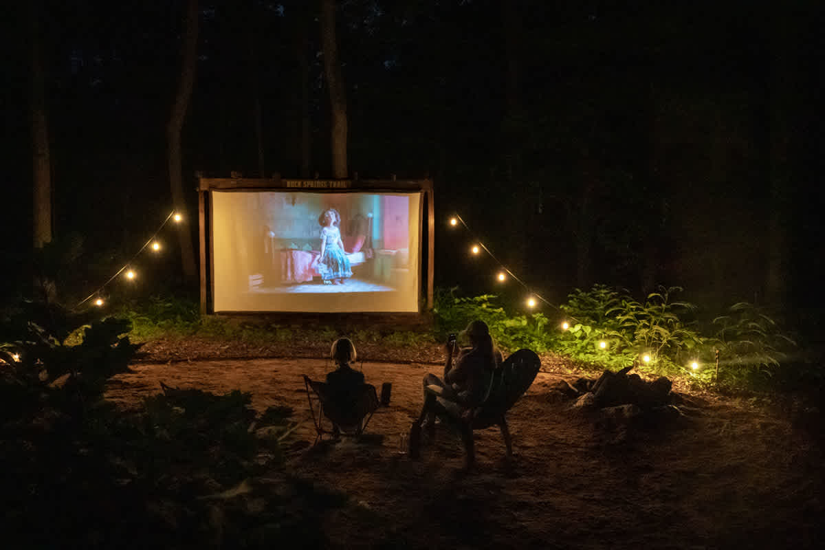 Outdoor movie theater