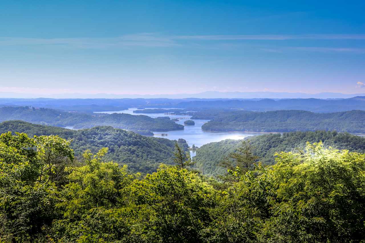 The overlook nearby