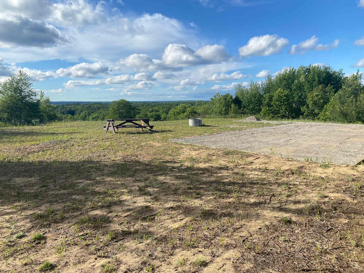 View of site coming from driveway