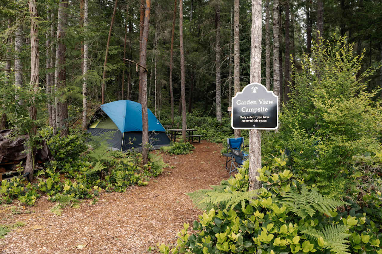 Entrance to campsite