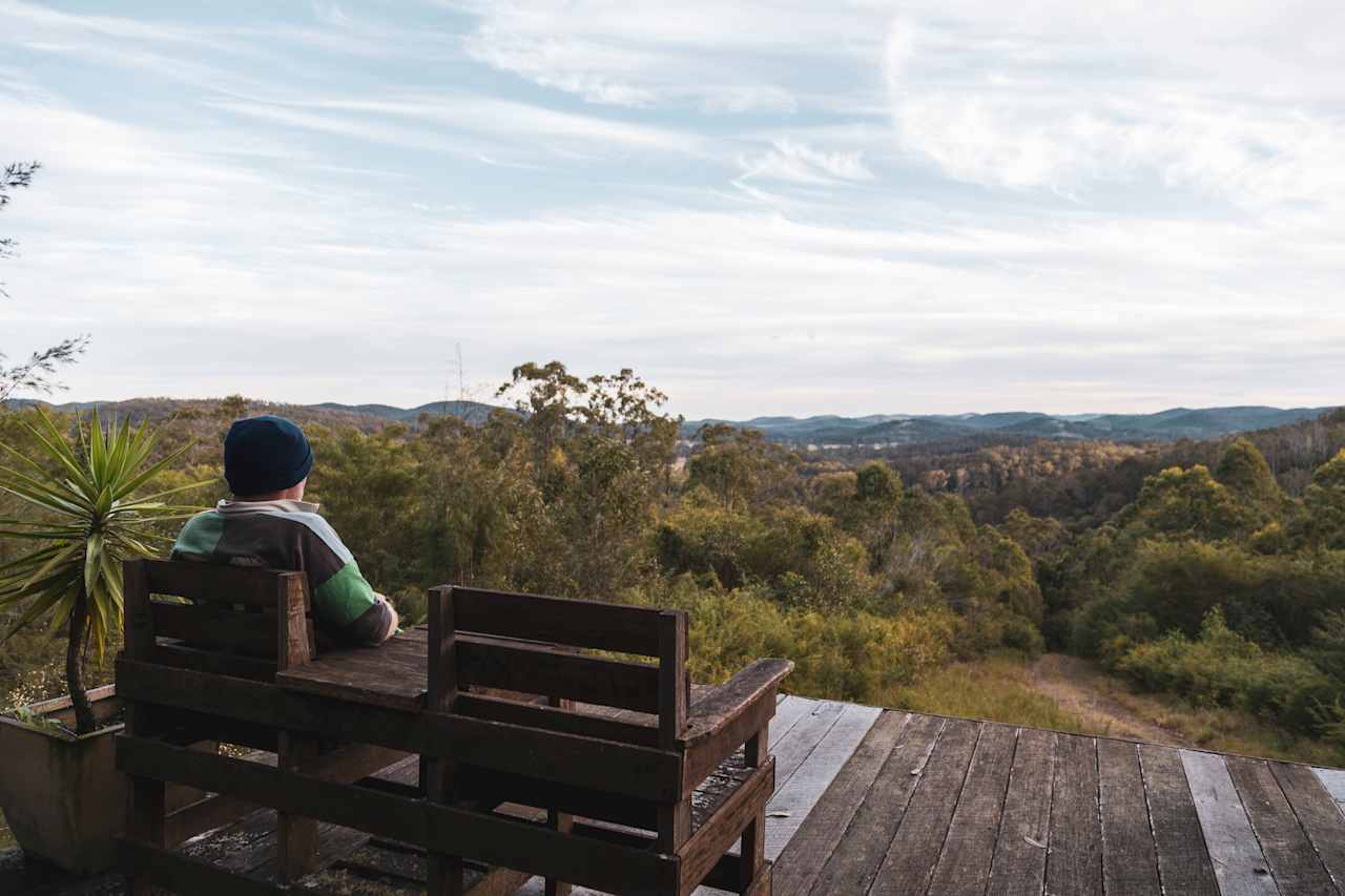 Scenic views from the top of the hill. 