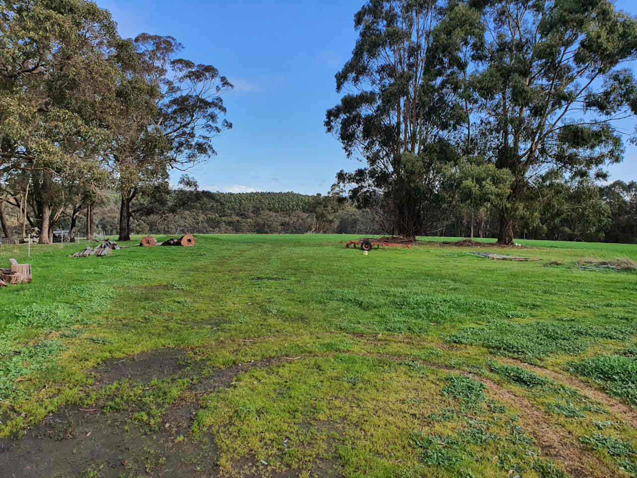 Camp ground in winter