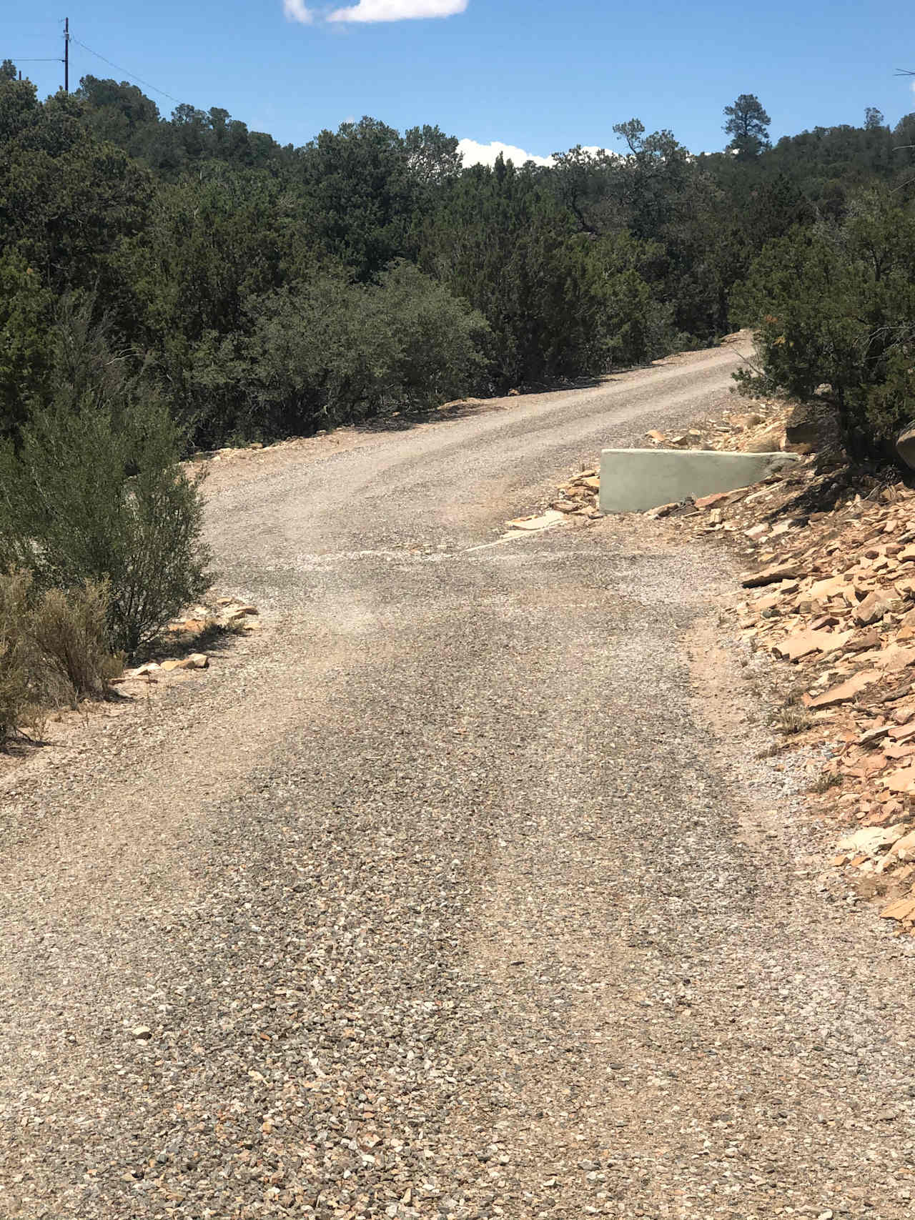 Driveway entrance 