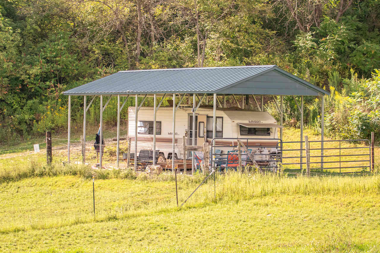 View of the Blue Rooster