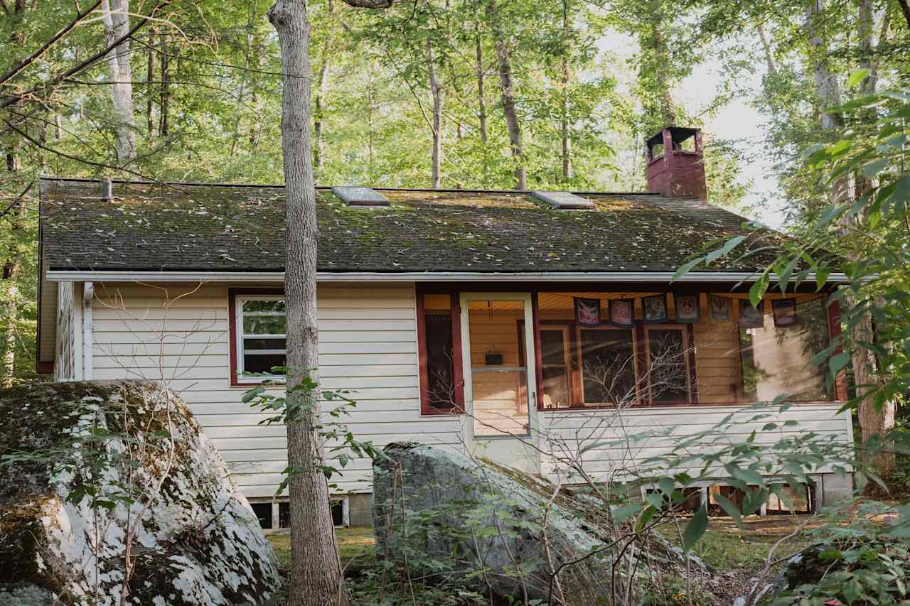 The front of the cabin