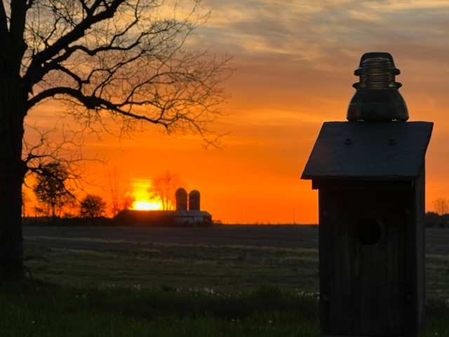 Sunset from campsite