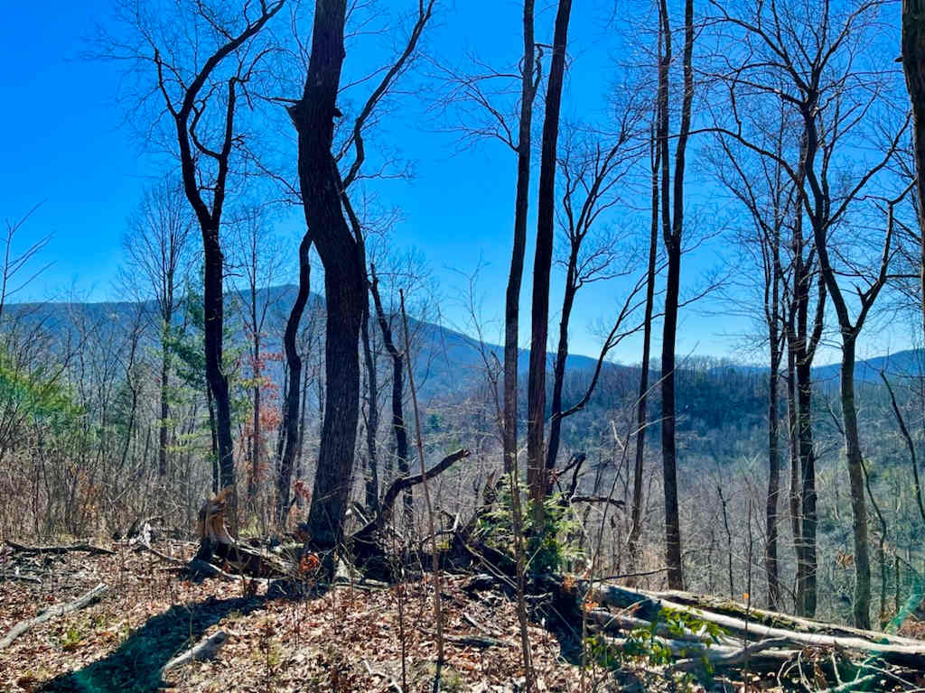 winter view from one of the peaks