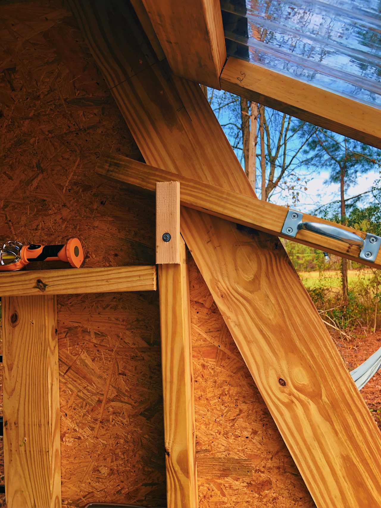 A-Frame glamping w/opening wall