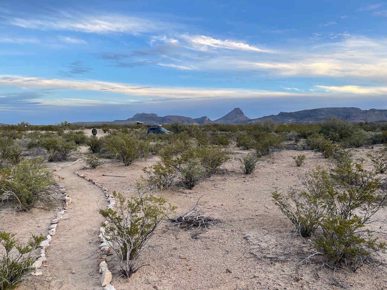 130ft~ walkway to campsite 