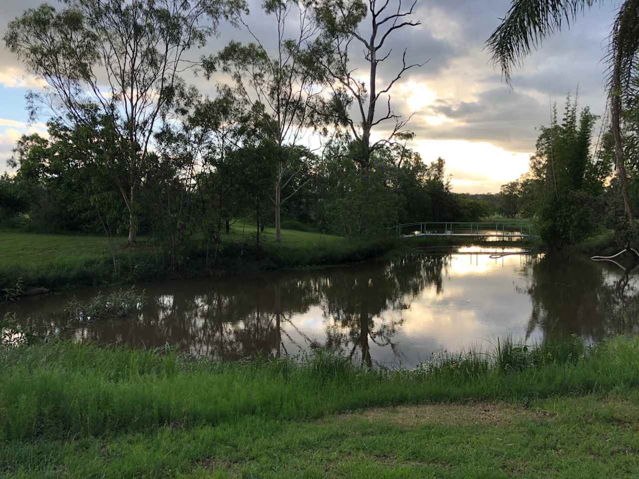 One of our 3 Dams that separated the camping area from our residence. 