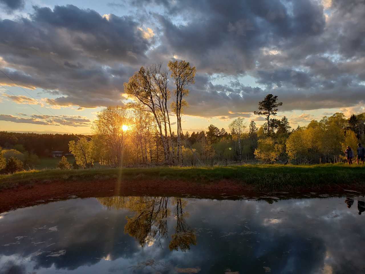 Our favorite time of day at Naked Acres WY!