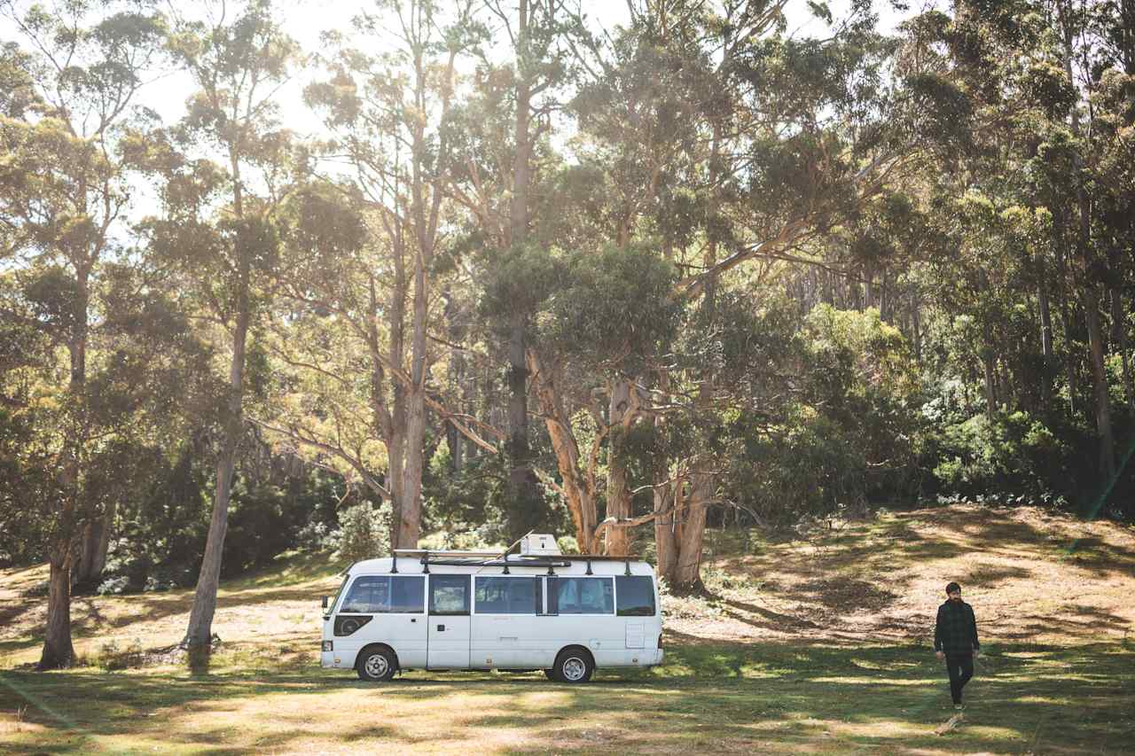 Sheepwash Rd Camp, South Bruny