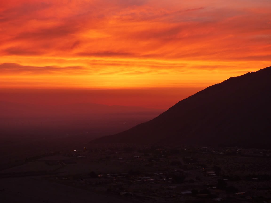 San Jacinto Cove @ Sunrise from Windy Peak