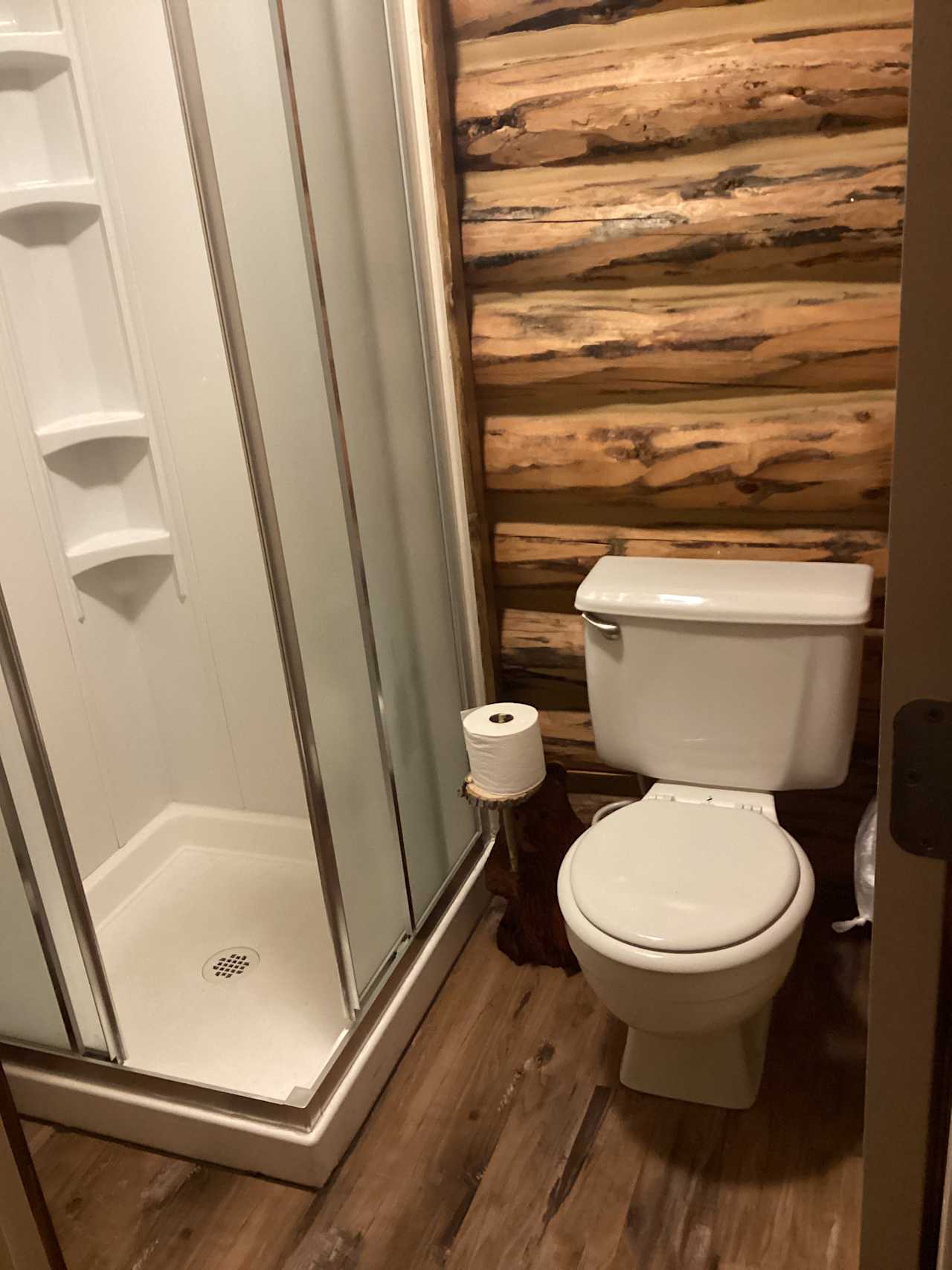 Full bathroom with shower
