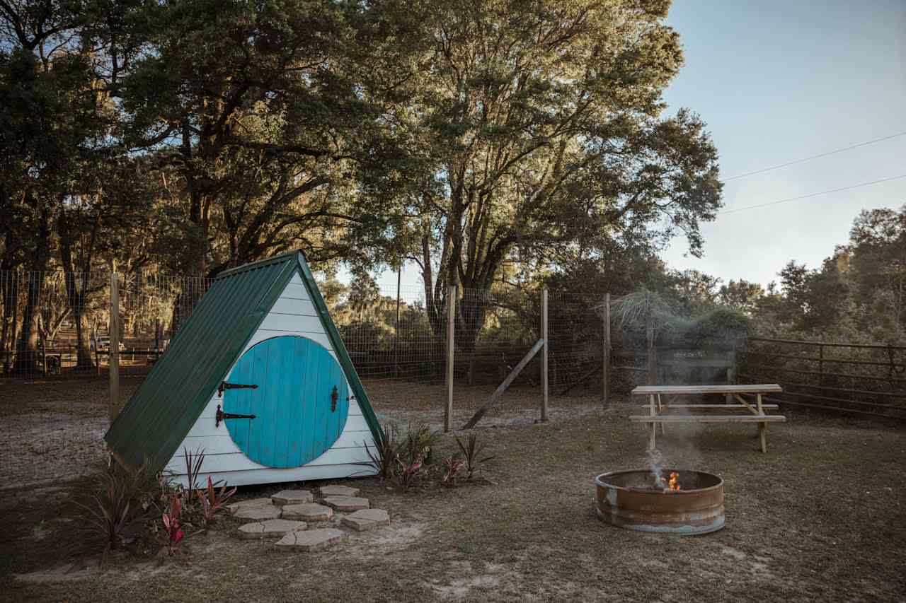 Cozy campfires.
