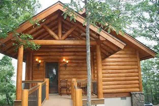 An Enchanting Evening Cabin