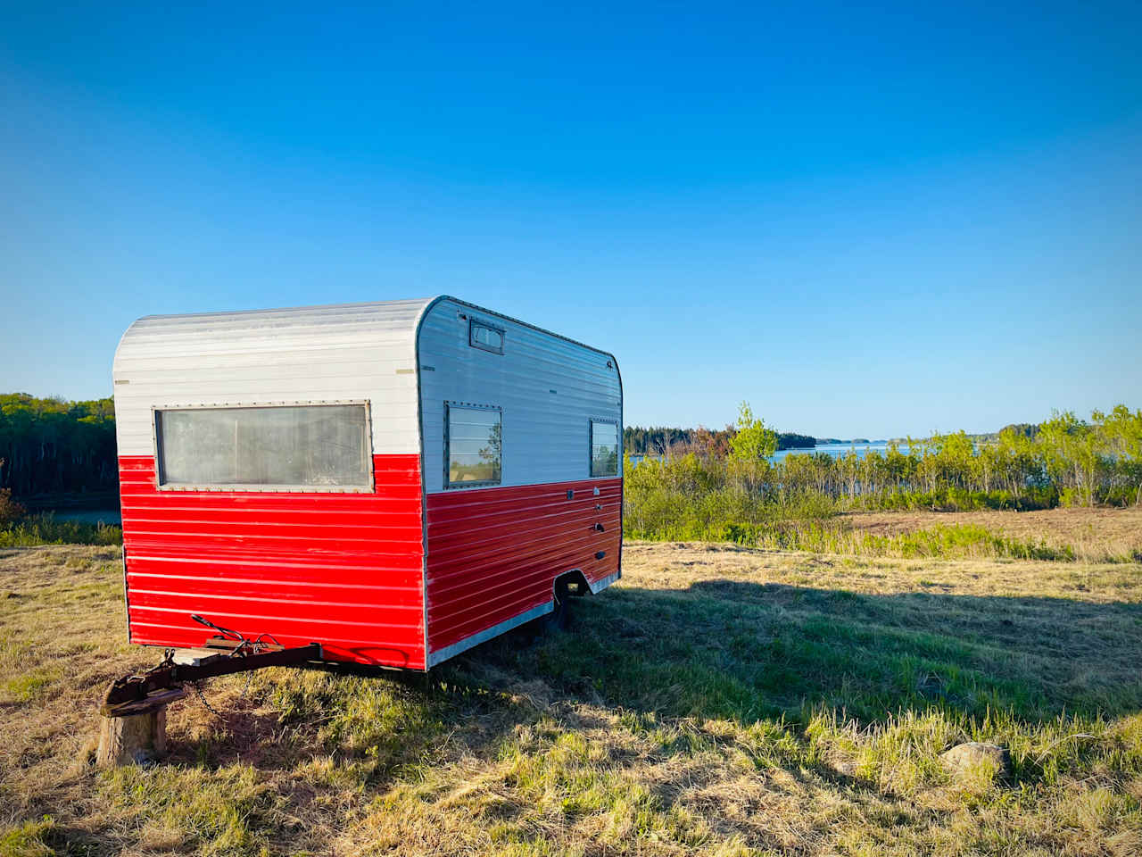 Oceanside Campsite w/ Retro Camper