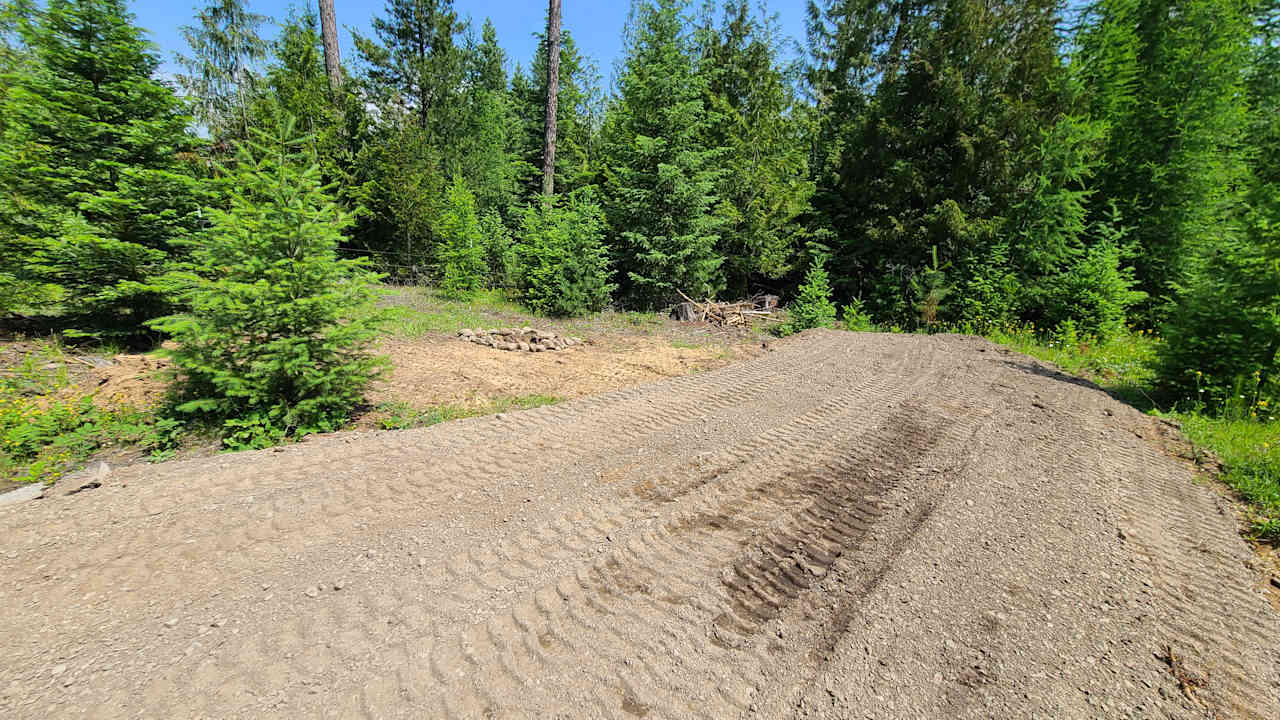 Gravel RV Pad area 
