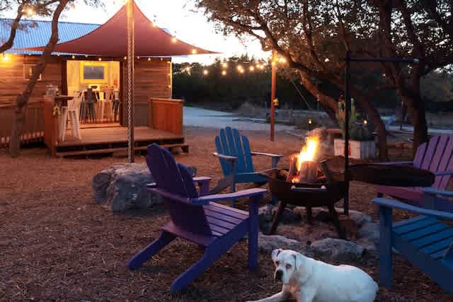Community Kitchen and Communal Fire Pit
