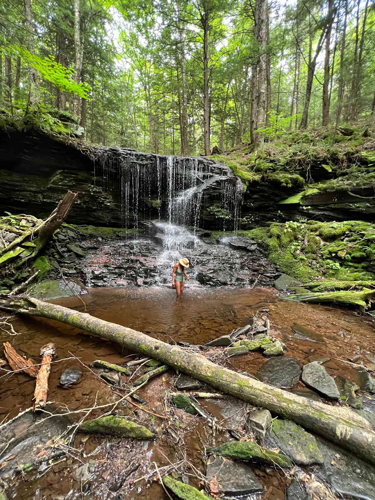 Catskills glamping and waterfall hike
