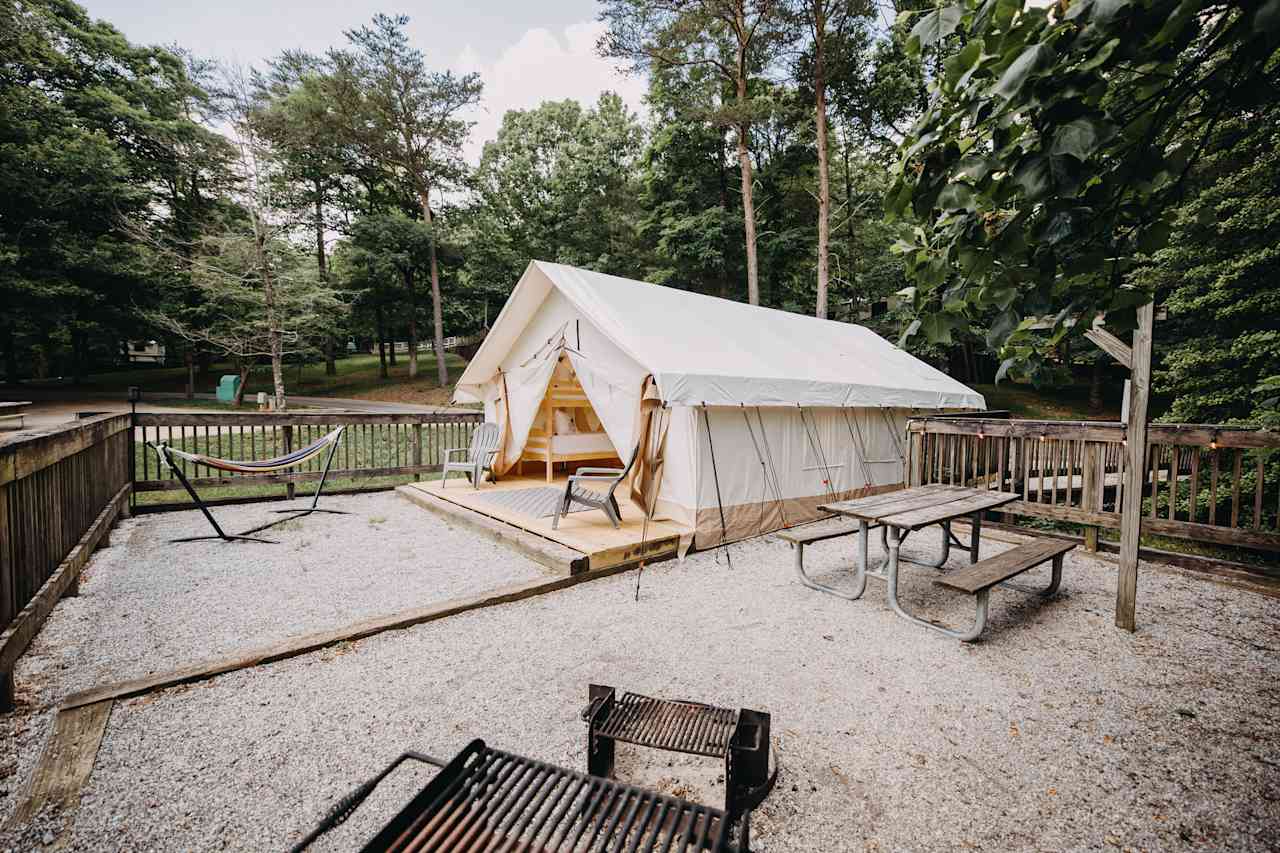 Glamping Retreat + Waterfall