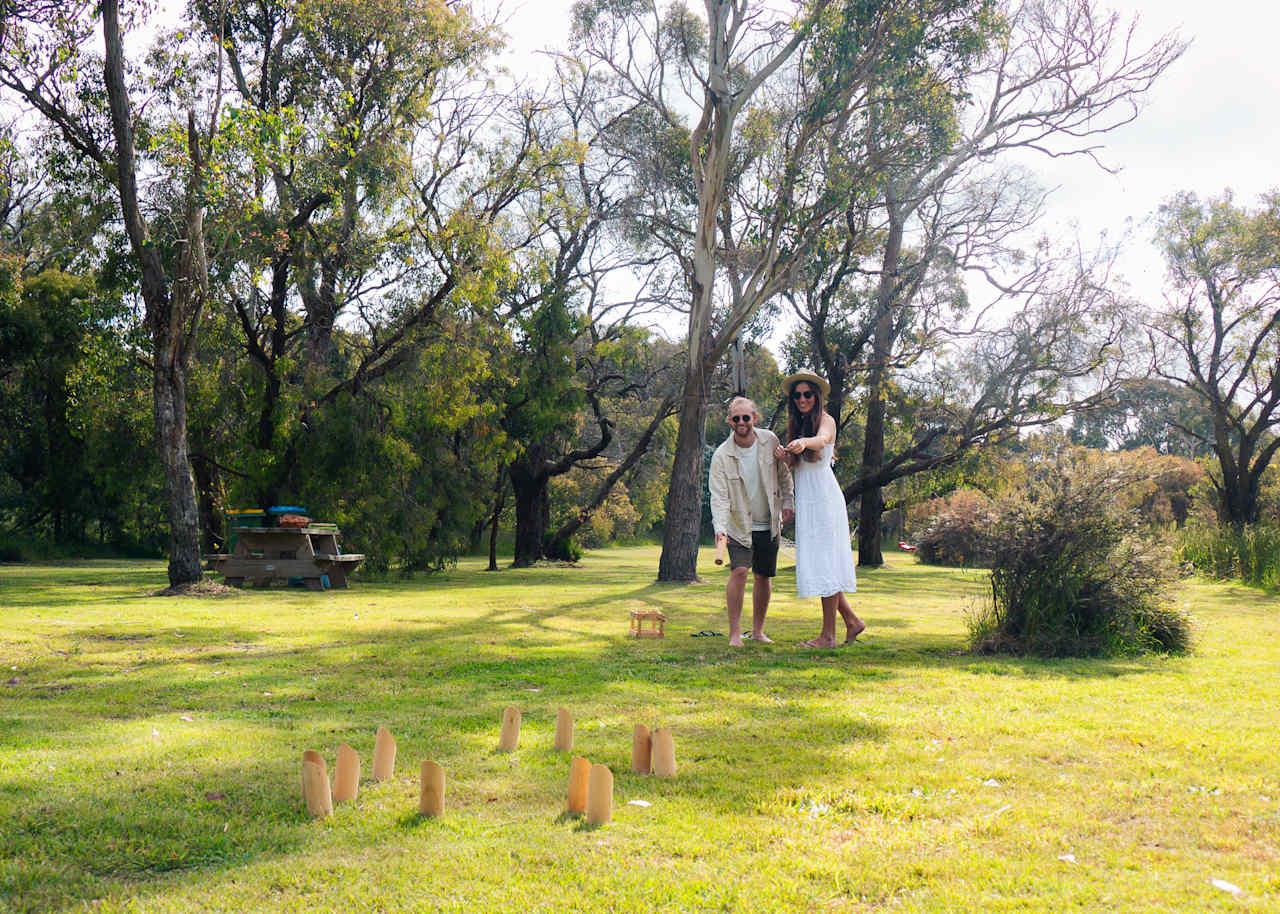 Lawn games provided 