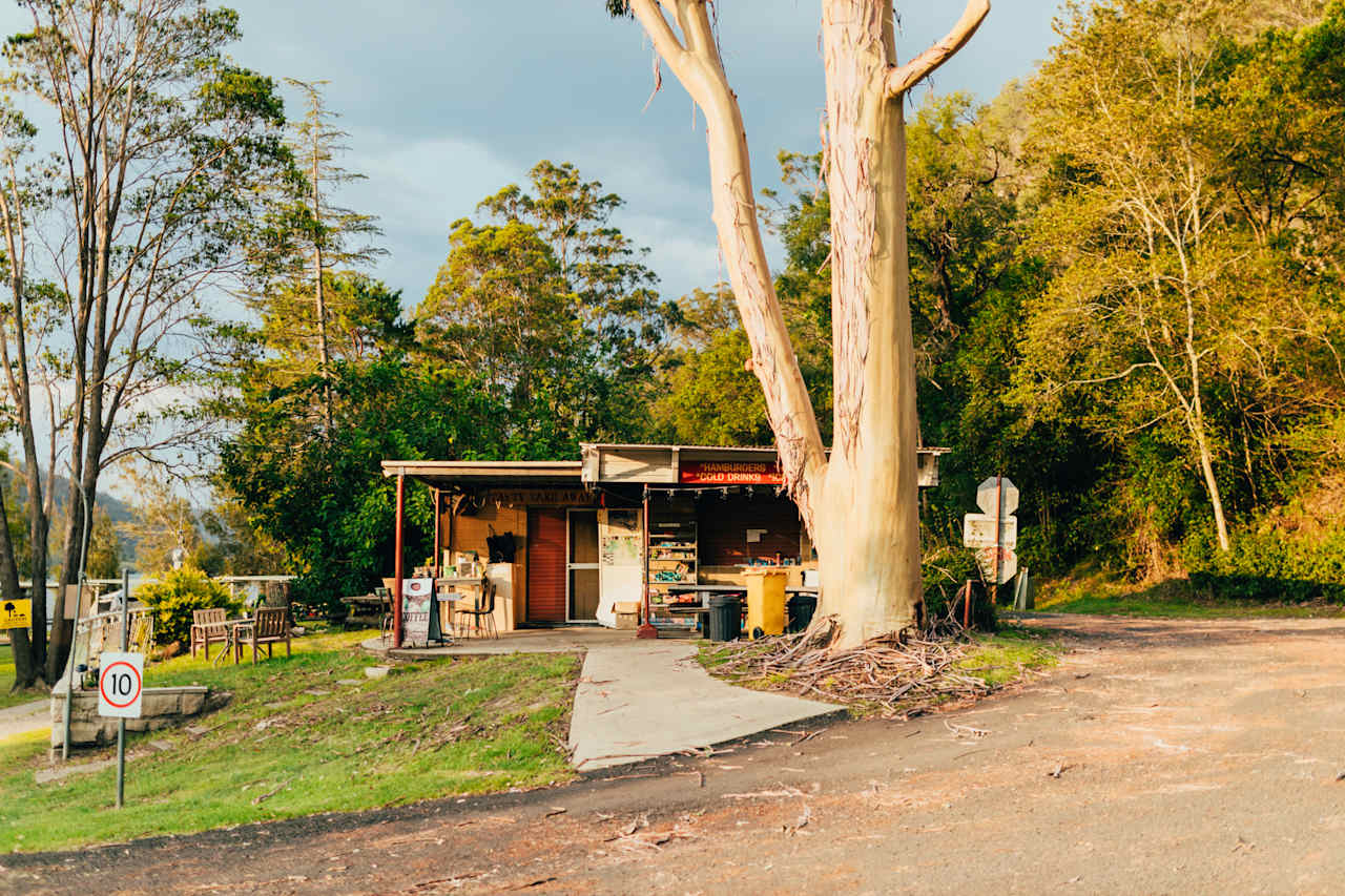 Small convenience store in the campground
