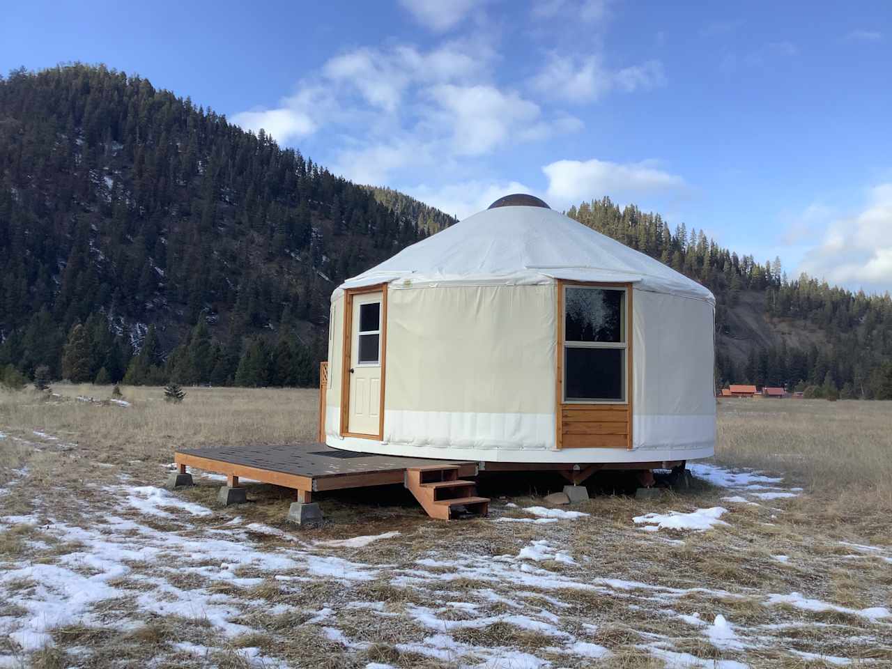 Off grid yurt