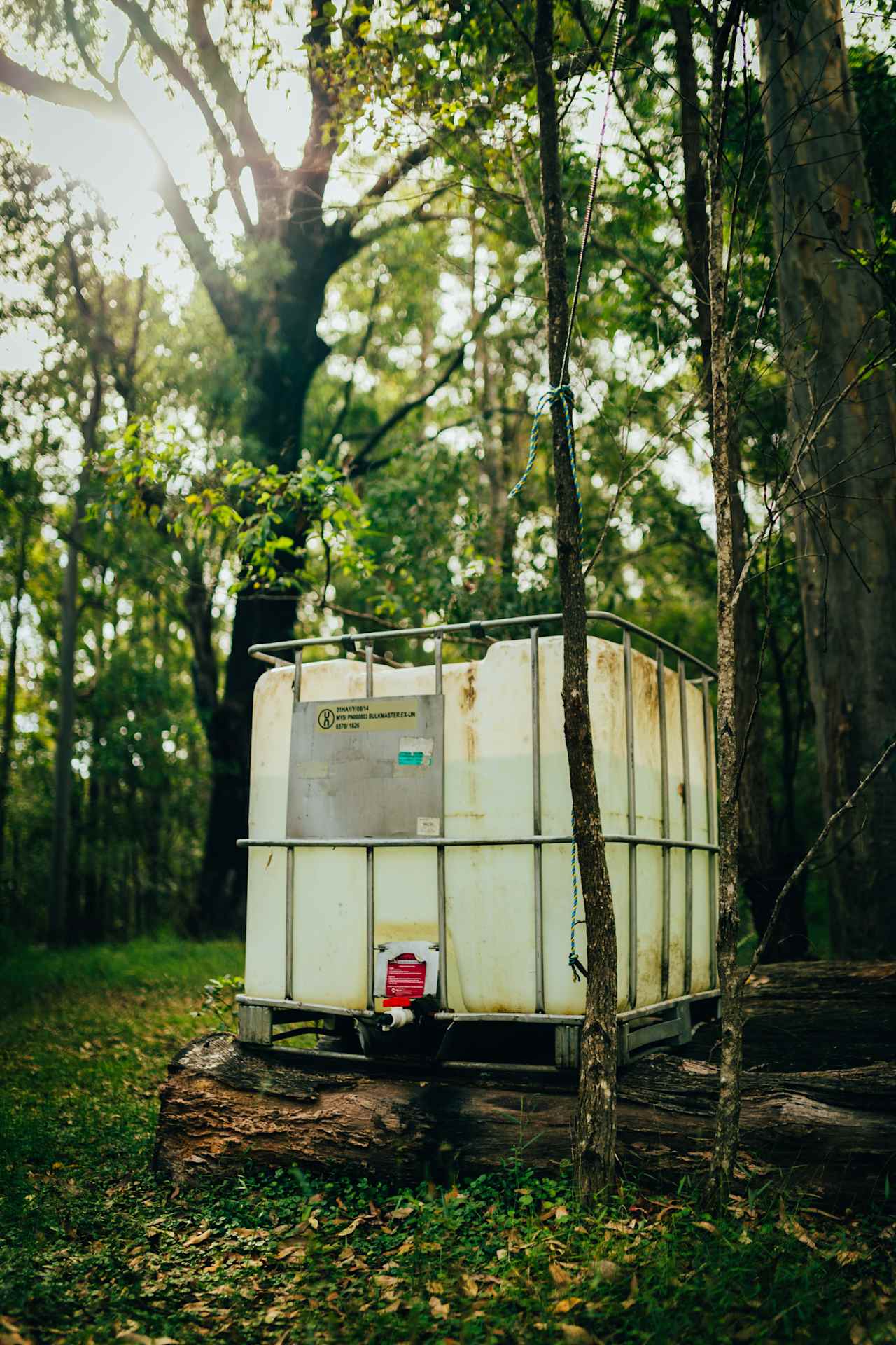Water tank. Handy water source
