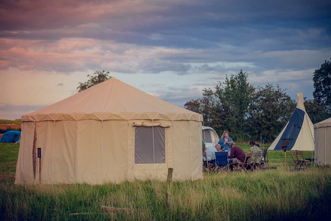 Camping with a festival spirit