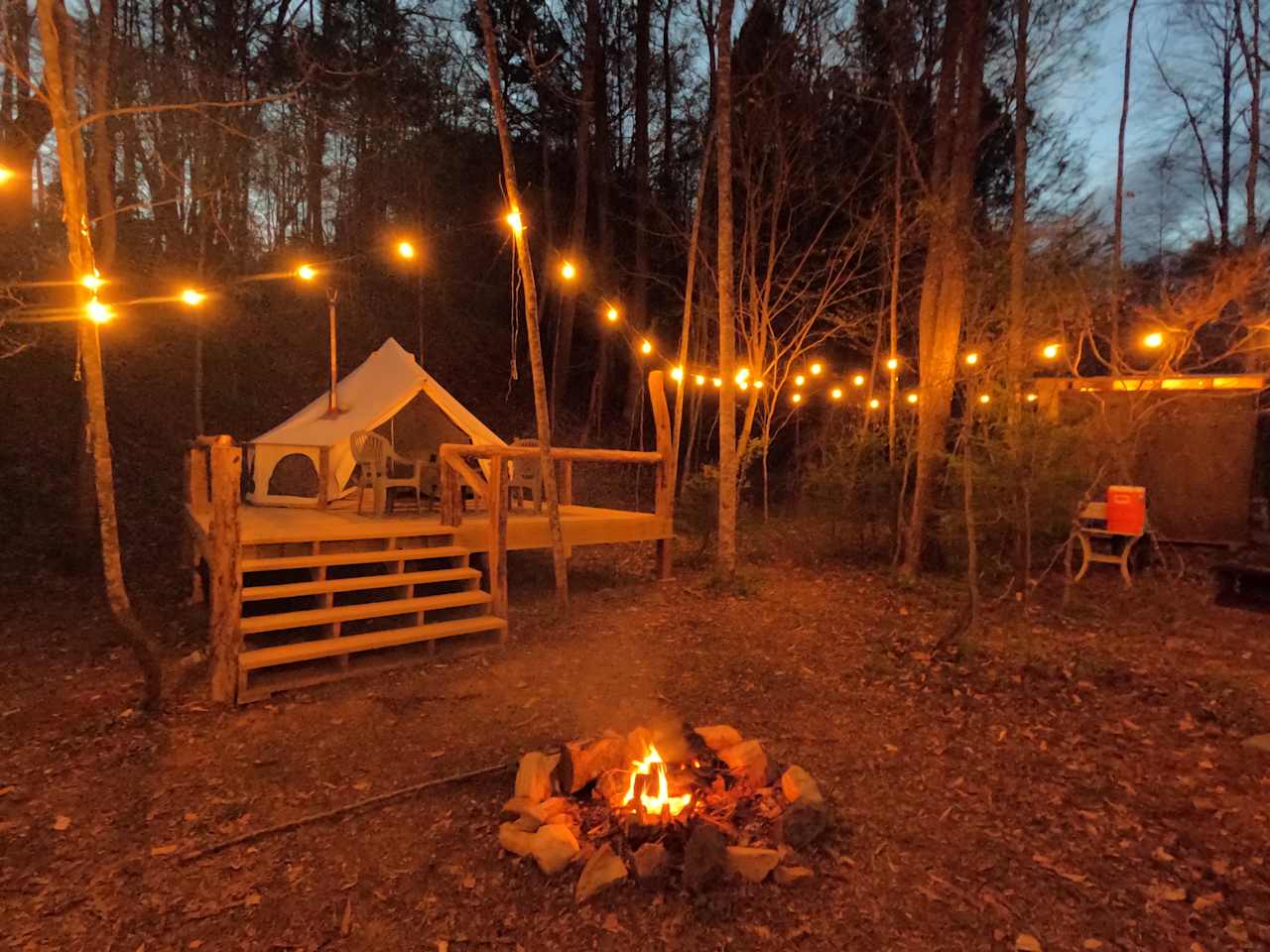 Private Yurt with Woodstove & Creek