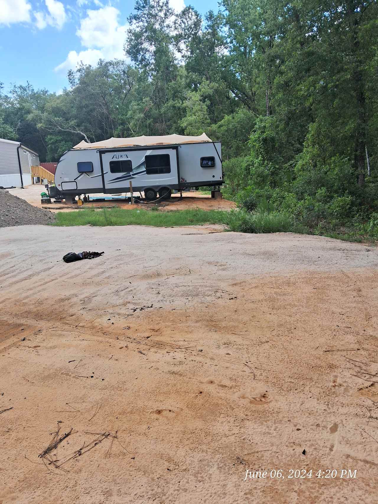Mini fishing town near Ocala Forest