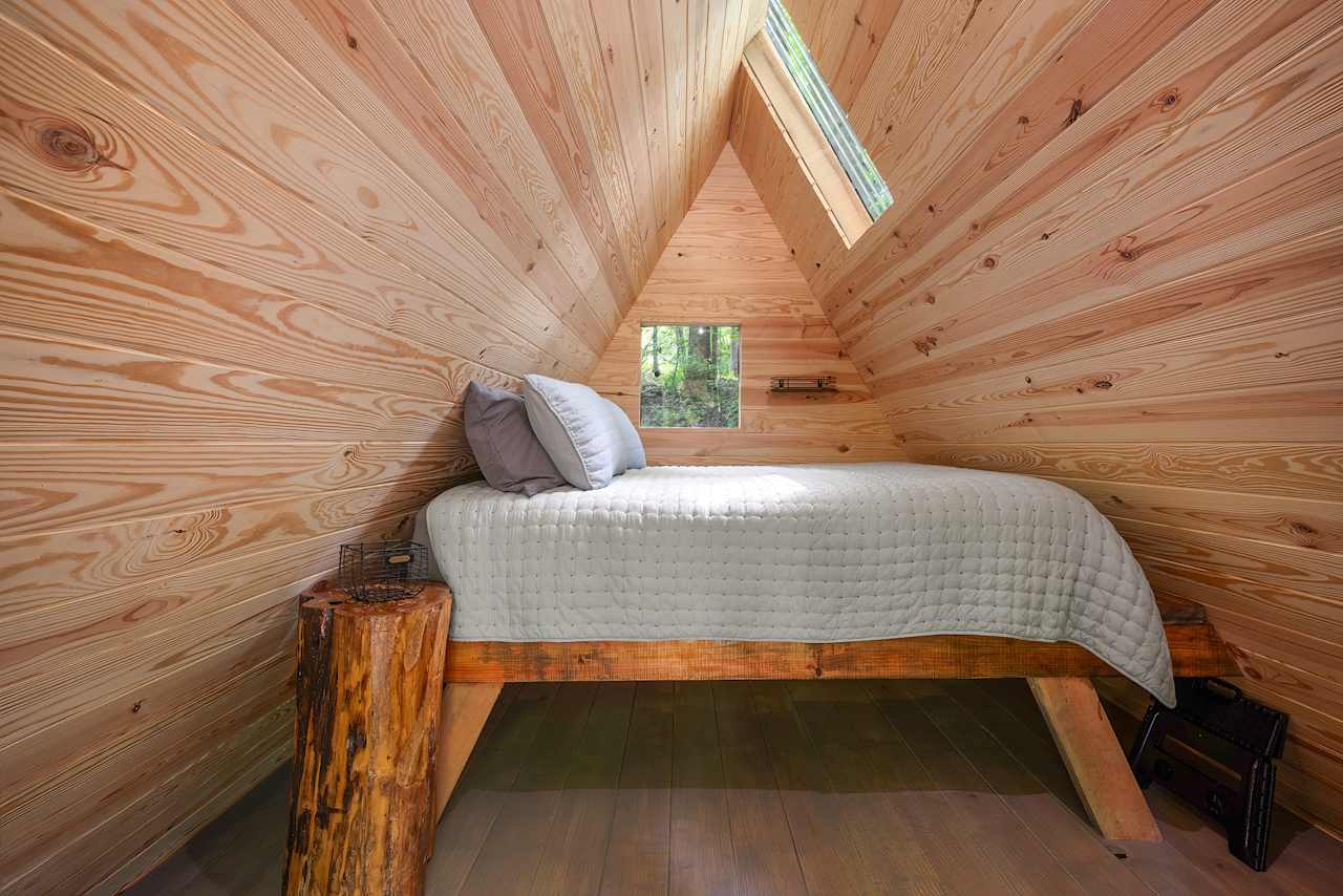 Off-Grid A-Frame Cabin