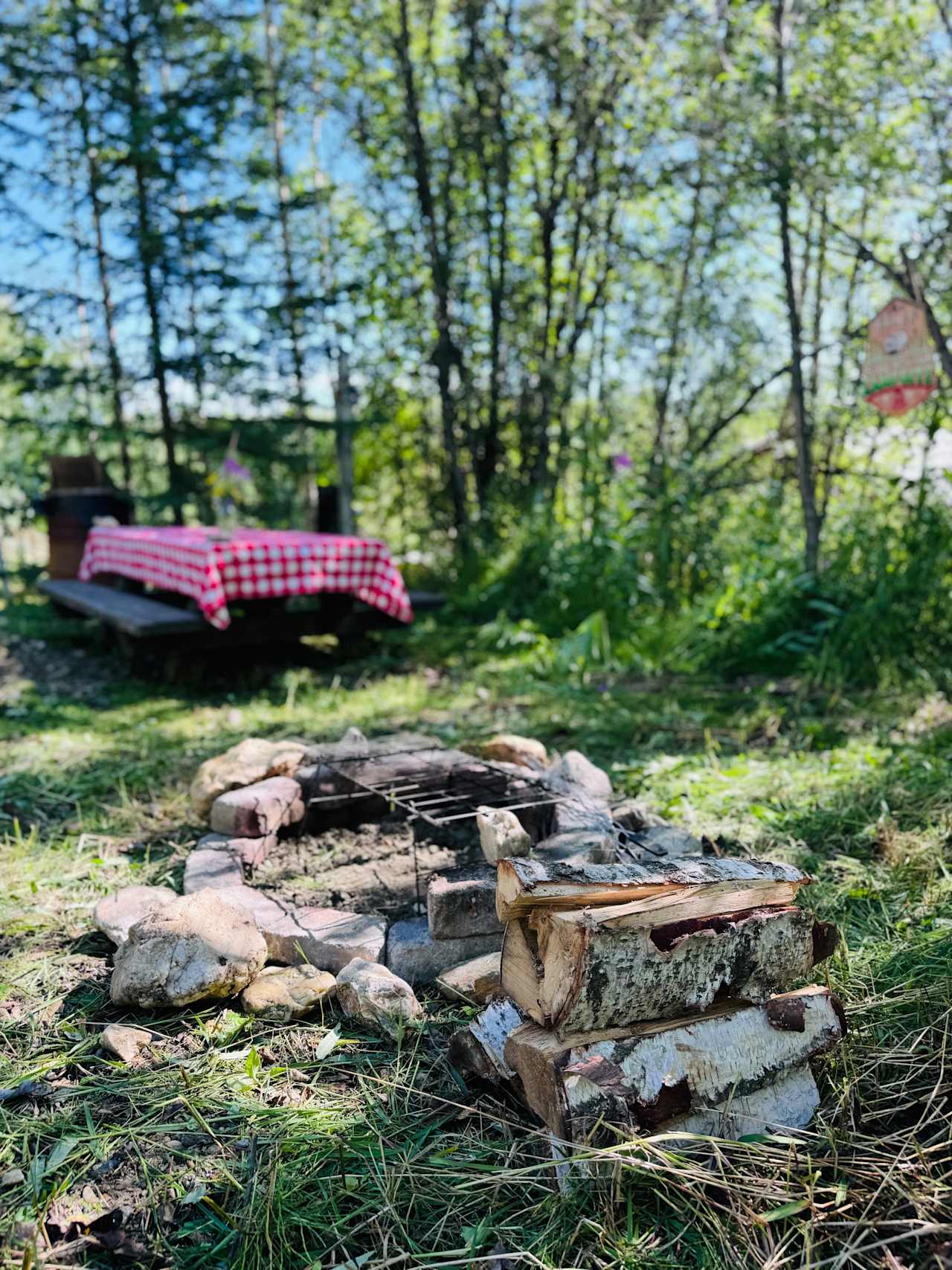 Cute Country Camp Site on Farm