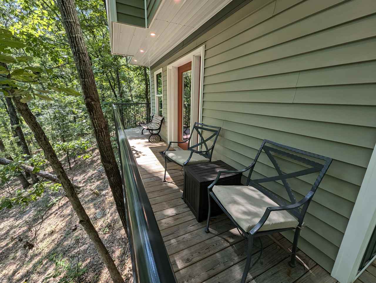 Back of wrap around patio 