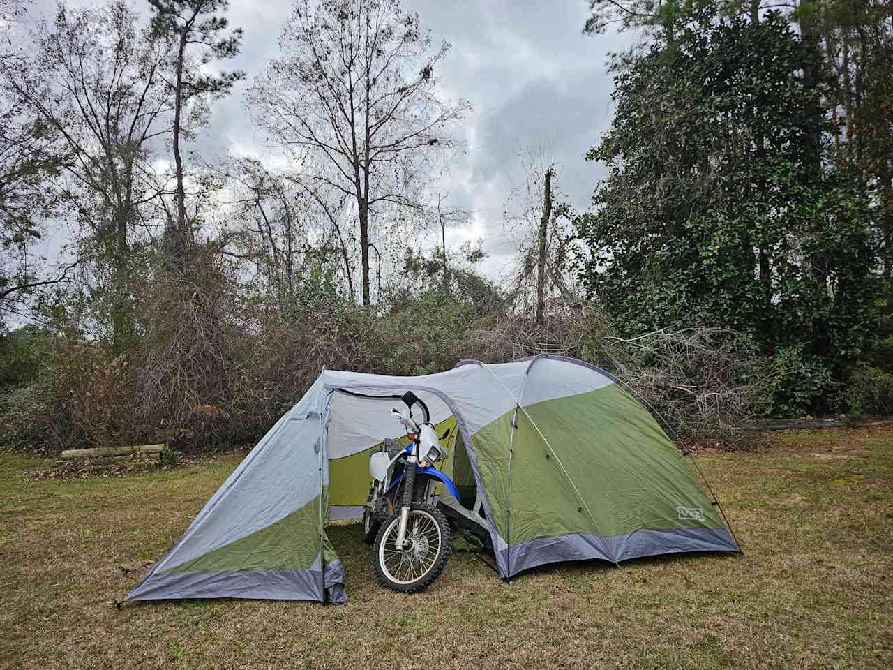 Great camping for the adventure rider seeking a quick overnight break.