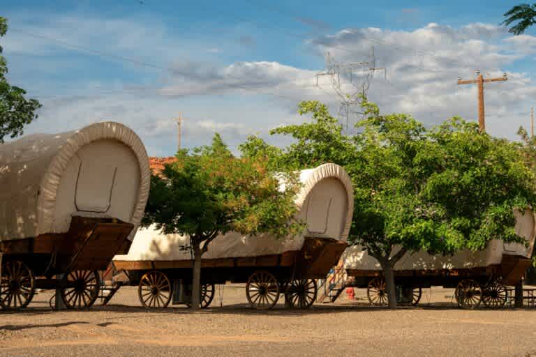 Page Covered Wagons
