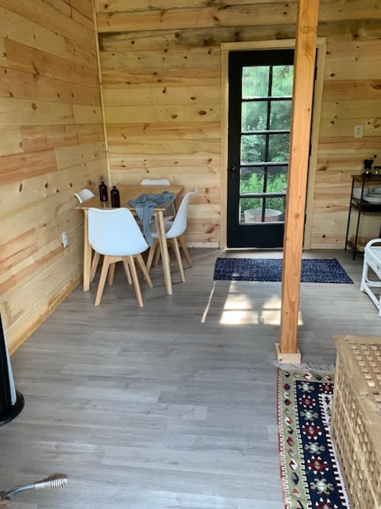 Glamping in a Tiny Cabin on a Farm