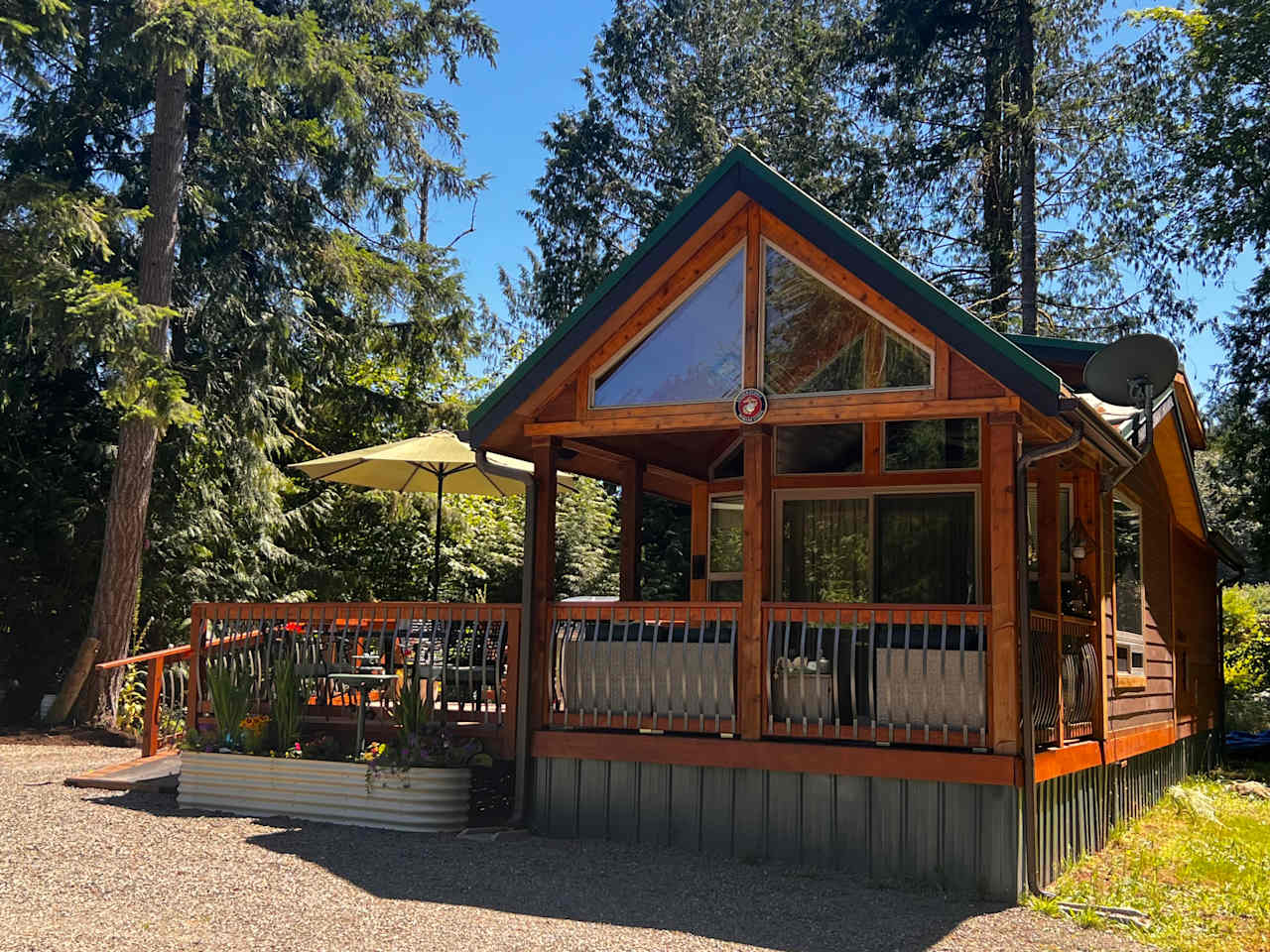 Magic Lantern- forested tiny home