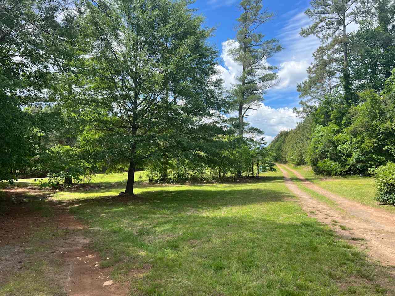 Two driveways, a short and longer one