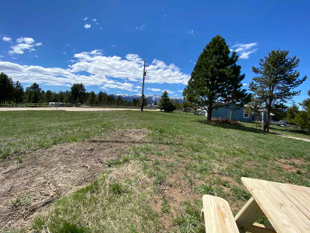 West side of campsite view.