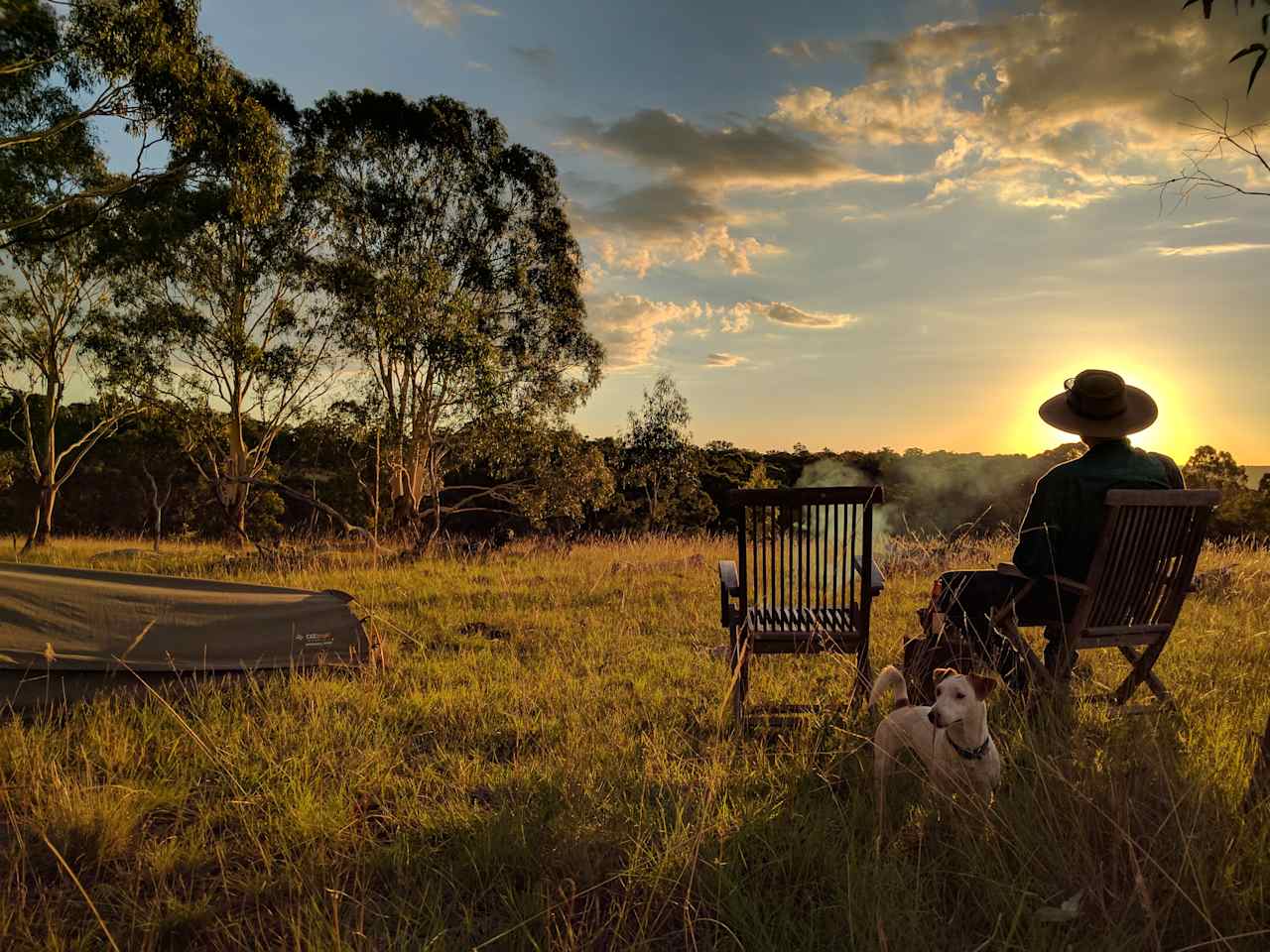 Bush camping at Redbank