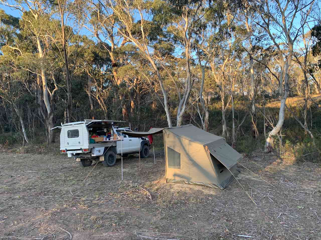 Back paddock camping
