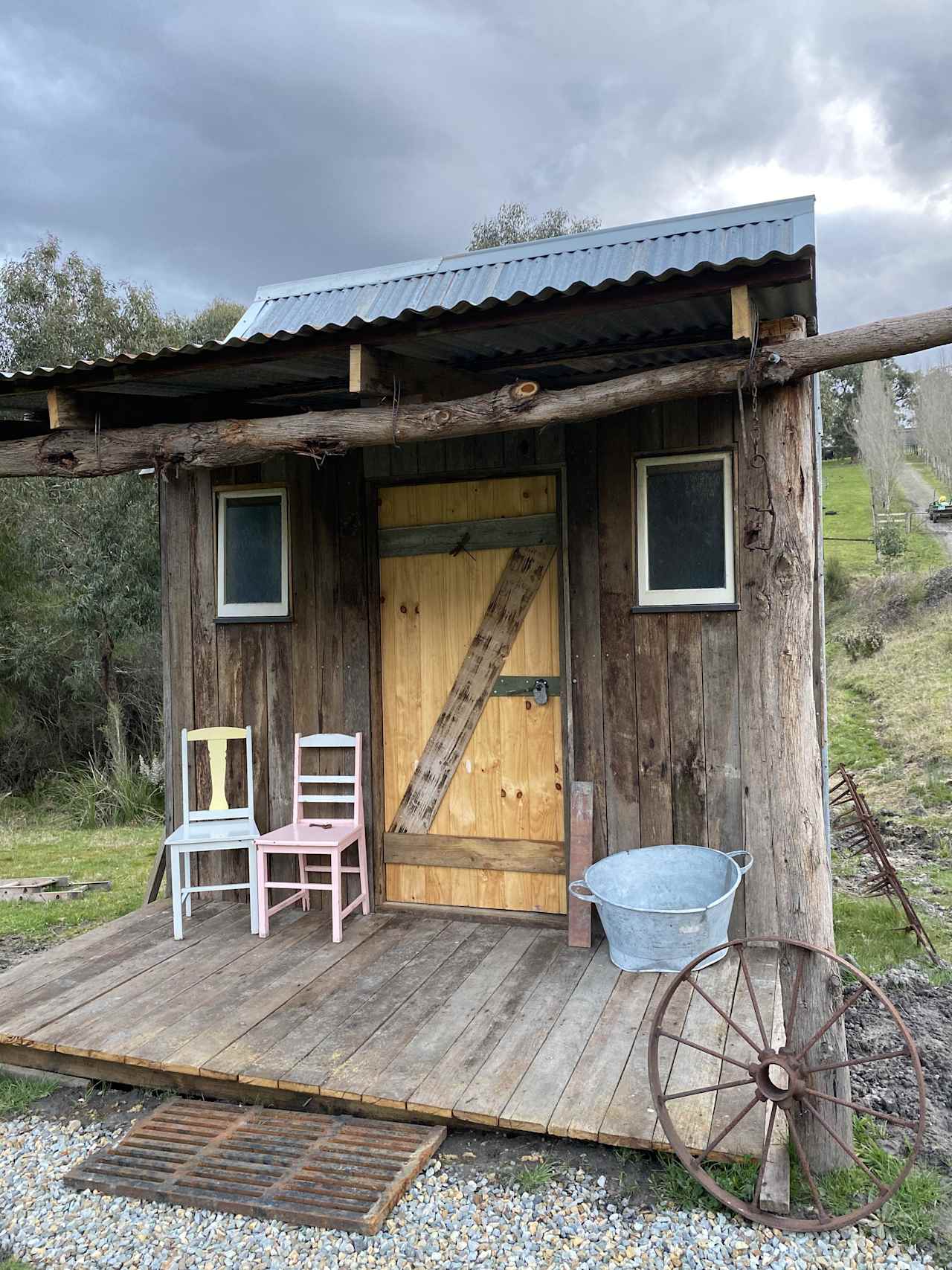 Glamping bathroom 