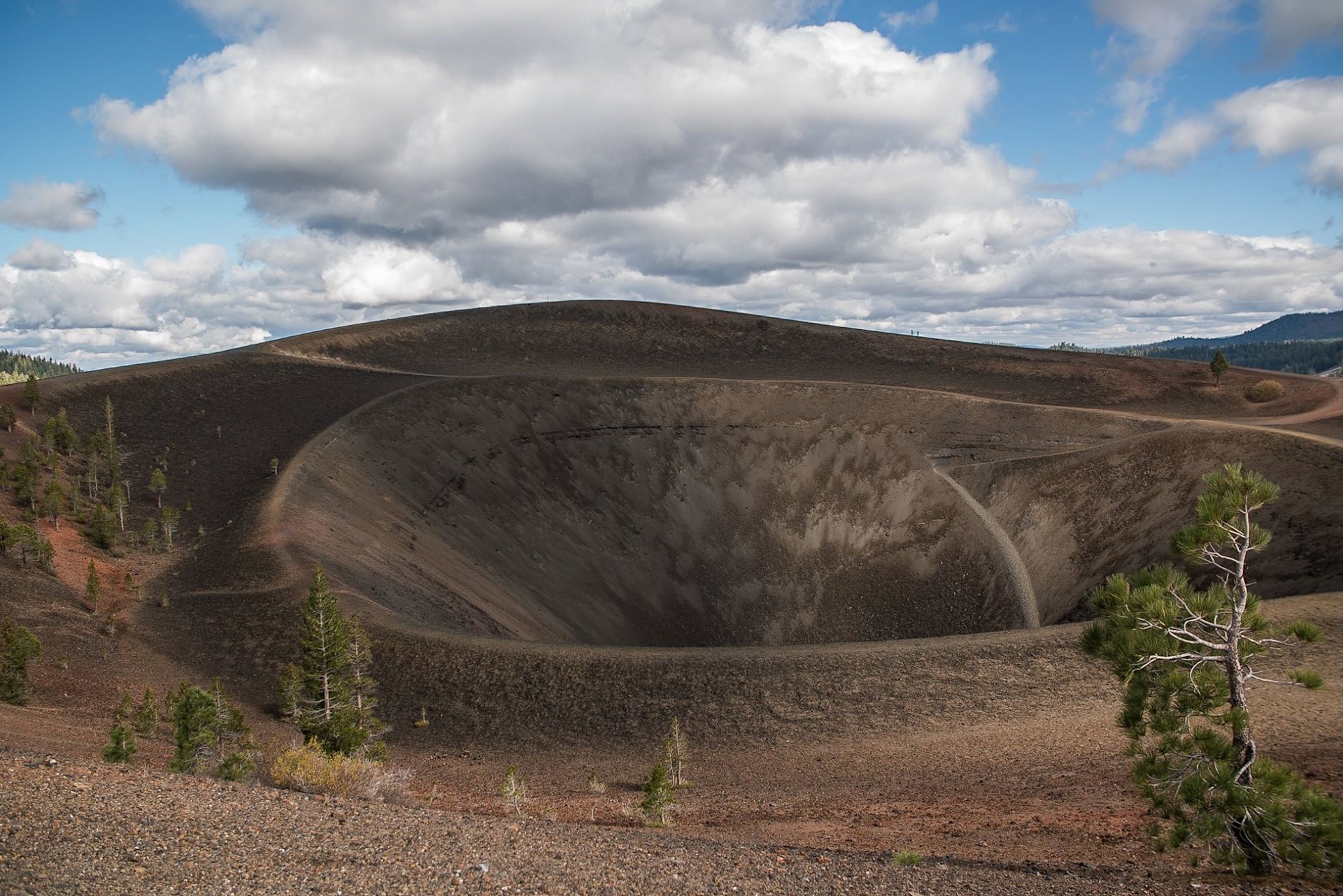 View at the top of Cinder Cone