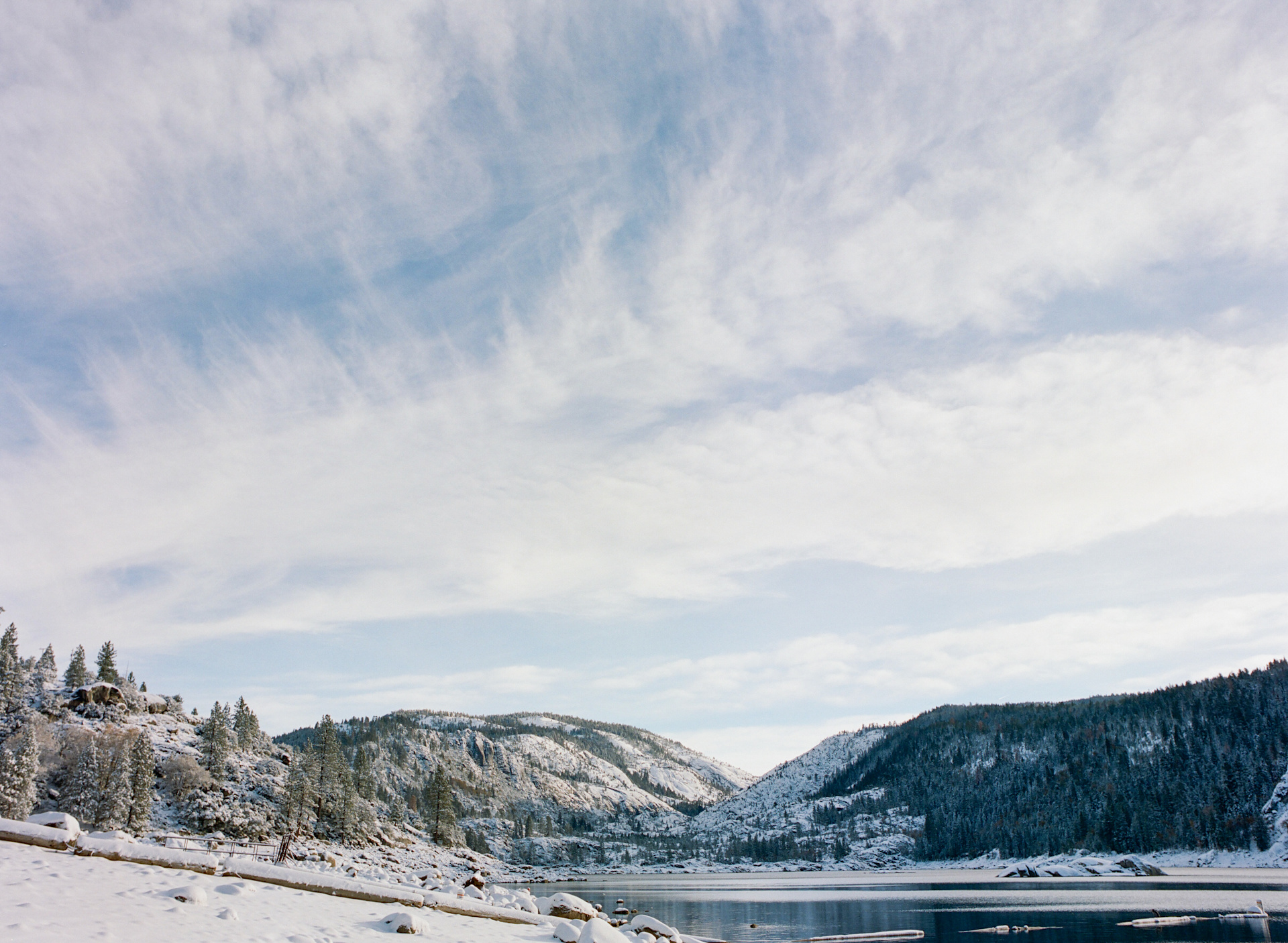 The dock in winter