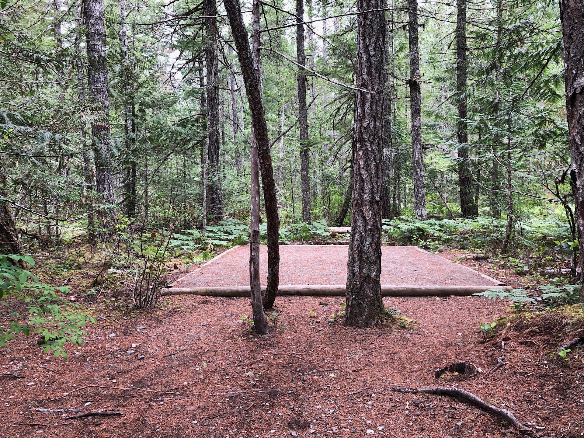 Second tent pad in our site